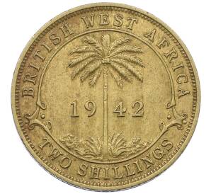 2 шиллинга 1942 года KN Британская Западная Африка — Фото №1