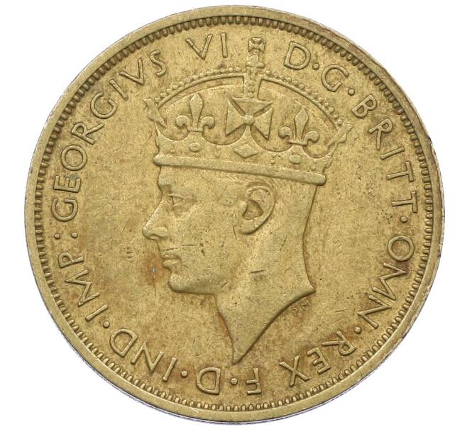 Монета 2 шиллинга 1942 года KN Британская Западная Африка (Артикул: K12-65930) — Фото №2