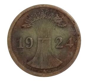 2 рентенпфеннига 1924 года A Германия — Фото №1