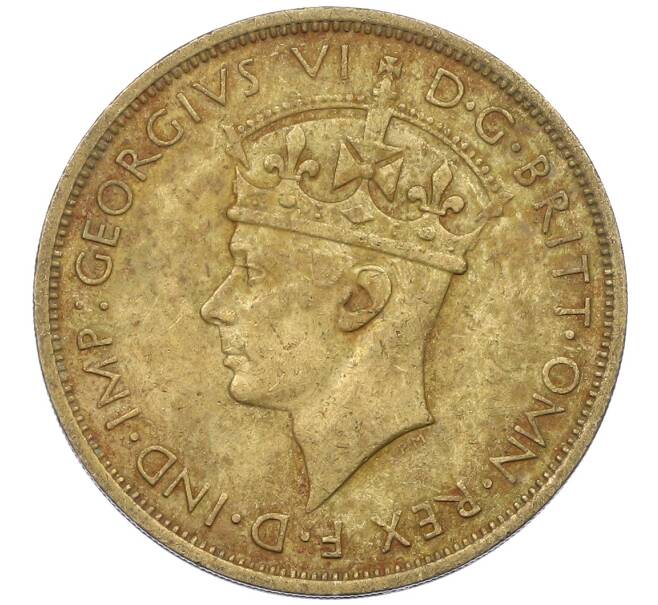 Монета 2 шиллинга 1942 года KN Британская Западная Африка (Артикул: K12-65931) — Фото №2