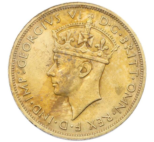 Монета 2 шиллинга 1942 года KN Британская Западная Африка (Артикул: K12-65932) — Фото №2