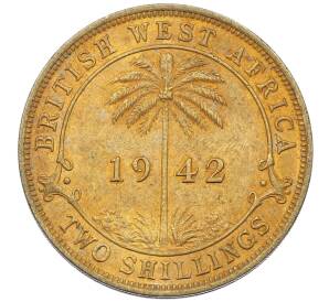 2 шиллинга 1942 года KN Британская Западная Африка — Фото №1