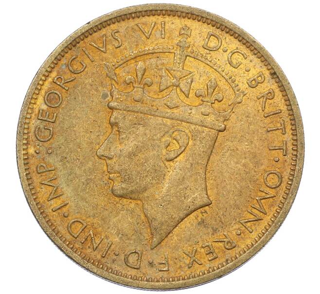 Монета 2 шиллинга 1942 года KN Британская Западная Африка (Артикул: K12-65933) — Фото №2