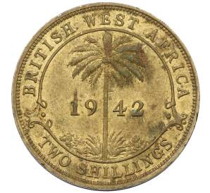 2 шиллинга 1942 года KN Британская Западная Африка — Фото №1