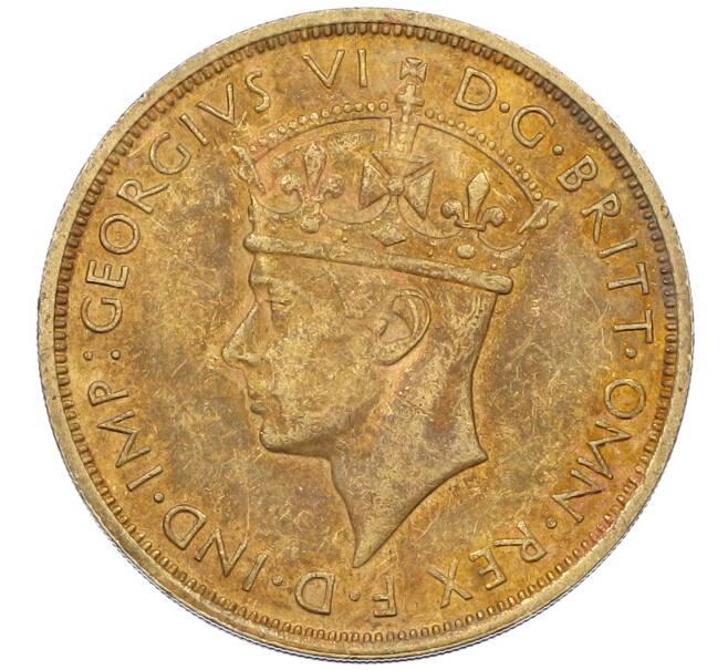 Монета 2 шиллинга 1942 года KN Британская Западная Африка (Артикул: K12-65936) — Фото №2