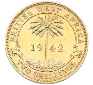 2 шиллинга 1942 года KN Британская Западная Африка — Фото №1