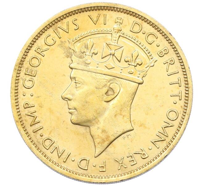 Монета 2 шиллинга 1942 года KN Британская Западная Африка (Артикул: K12-65939) — Фото №2