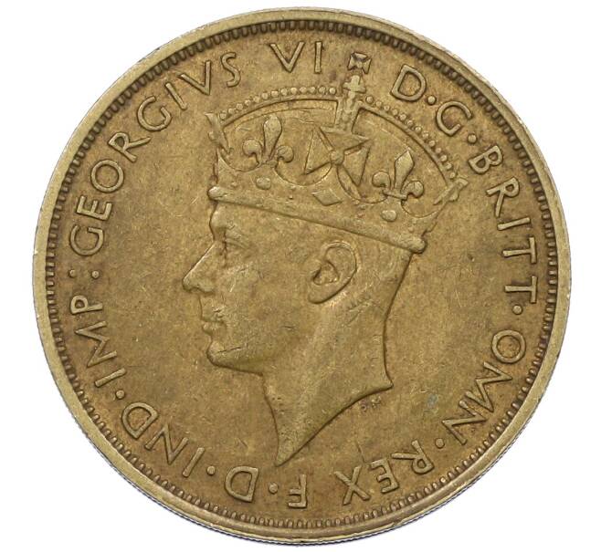 Монета 2 шиллинга 1942 года KN Британская Западная Африка (Артикул: K12-65940) — Фото №2