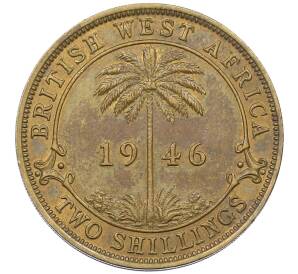 2 шиллинга 1946 года Н Британская Западная Африка — Фото №1