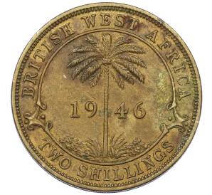 2 шиллинга 1946 года Н Британская Западная Африка
