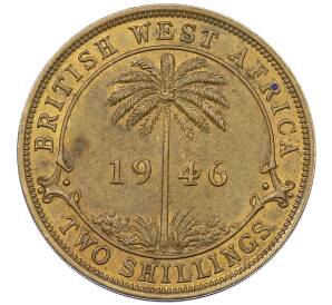 2 шиллинга 1946 года Н Британская Западная Африка