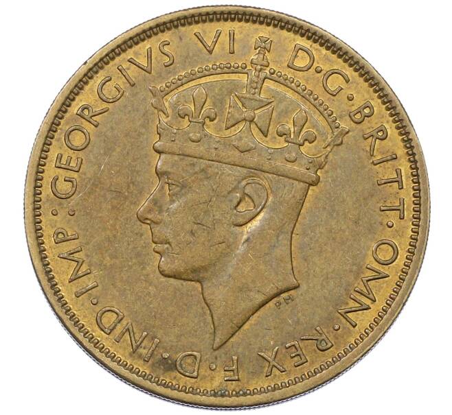 Монета 2 шиллинга 1946 года Н Британская Западная Африка (Артикул: K12-65943) — Фото №2