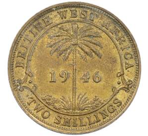 2 шиллинга 1946 года Н Британская Западная Африка
