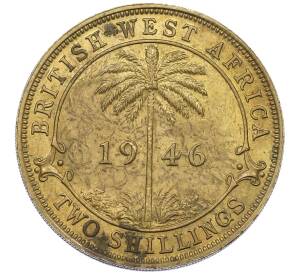 2 шиллинга 1946 года Н Британская Западная Африка