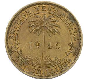 2 шиллинга 1946 года Н Британская Западная Африка