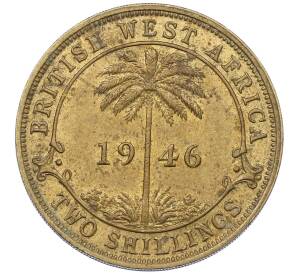 2 шиллинга 1946 года Н Британская Западная Африка