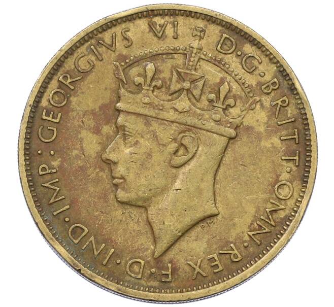 Монета 2 шиллинга 1946 года Н Британская Западная Африка (Артикул: K12-65949) — Фото №2