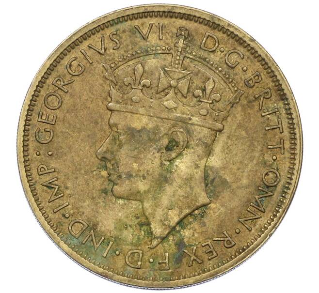 Монета 2 шиллинга 1946 года Н Британская Западная Африка (Артикул: K12-65950) — Фото №2