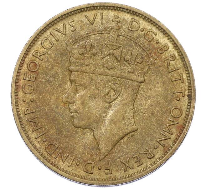 Монета 2 шиллинга 1947 года KN Британская Западная Африка (Артикул: K12-65953) — Фото №2