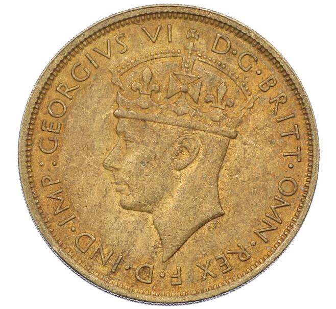 Монета 2 шиллинга 1947 года Н Британская Западная Африка (Артикул: K12-65954) — Фото №2