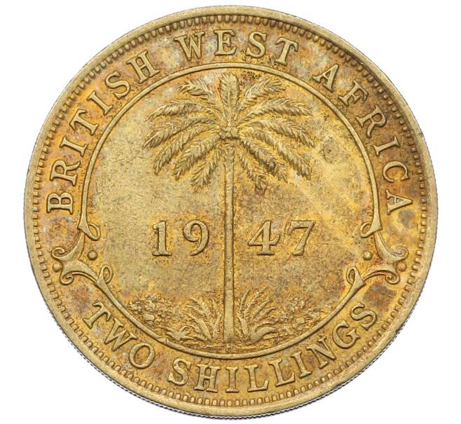 Монета 2 шиллинга 1947 года Н Британская Западная Африка (Артикул: K12-65955) — Фото №1