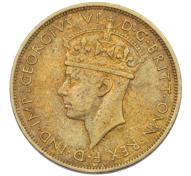 Монета 2 шиллинга 1947 года Н Британская Западная Африка (Артикул: K12-65955) — Фото №2