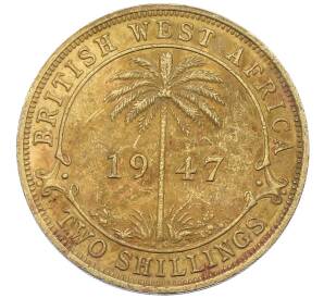 2 шиллинга 1947 года KN Британская Западная Африка — Фото №1