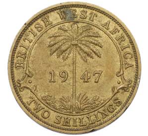2 шиллинга 1947 года KN Британская Западная Африка — Фото №1