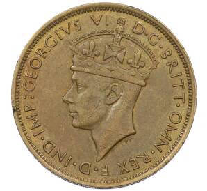 2 шиллинга 1947 года Н Британская Западная Африка