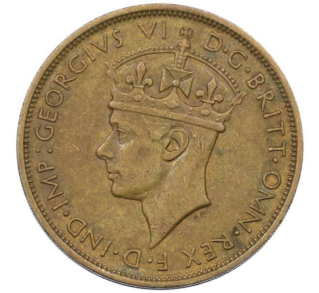 Монета 2 шиллинга 1947 года Н Британская Западная Африка (Артикул: K12-65963) — Фото №2