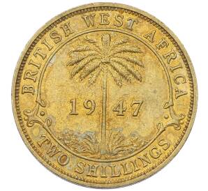 2 шиллинга 1947 года KN Британская Западная Африка — Фото №1