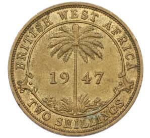 2 шиллинга 1947 года KN Британская Западная Африка — Фото №1
