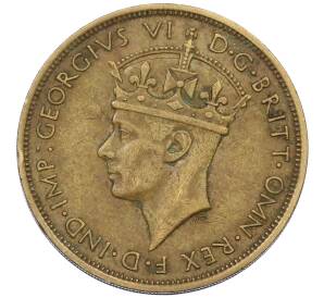 2 шиллинга 1947 года Н Британская Западная Африка