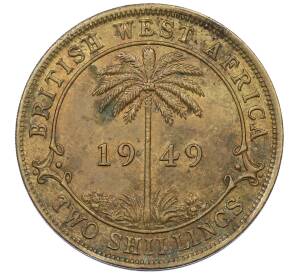 2 шиллинга 1949 года Н Британская Западная Африка