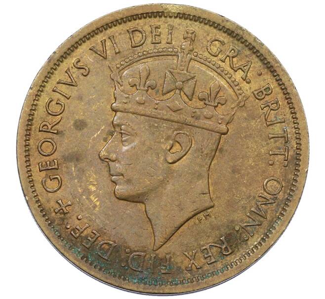 Монета 2 шиллинга 1949 года Н Британская Западная Африка (Артикул: K12-65970) — Фото №2