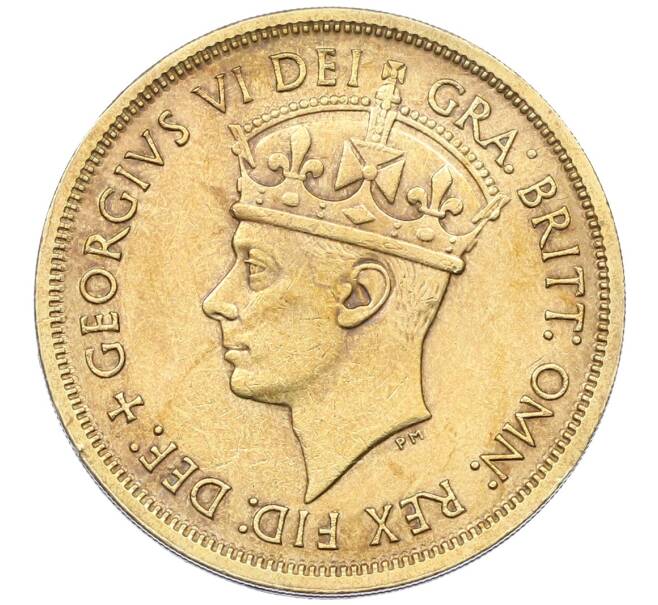 Монета 2 шиллинга 1949 года Н Британская Западная Африка (Артикул: K12-65974) — Фото №2