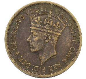 2 шиллинга 1949 года Н Британская Западная Африка