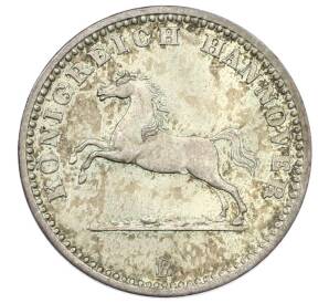 1 грош 1865 года Ганновер — Фото №2