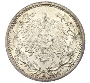 1/2 марки 1916 года А Германия — Фото №2