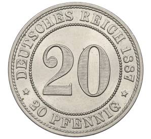 20 пфеннигов 1887 года А Германия — Фото №1