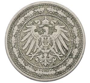 20 пфеннигов 1890 года А Германия — Фото №2