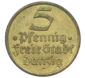 5 пфеннигов 1932 года Данциг — Фото №2