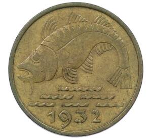 10 пфеннигов 1932 года Данциг