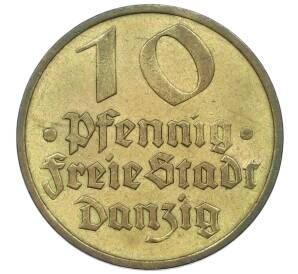 10 пфеннигов 1932 года Данциг — Фото №2