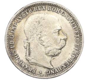 1 крона 1893 года Австрия — Фото №2