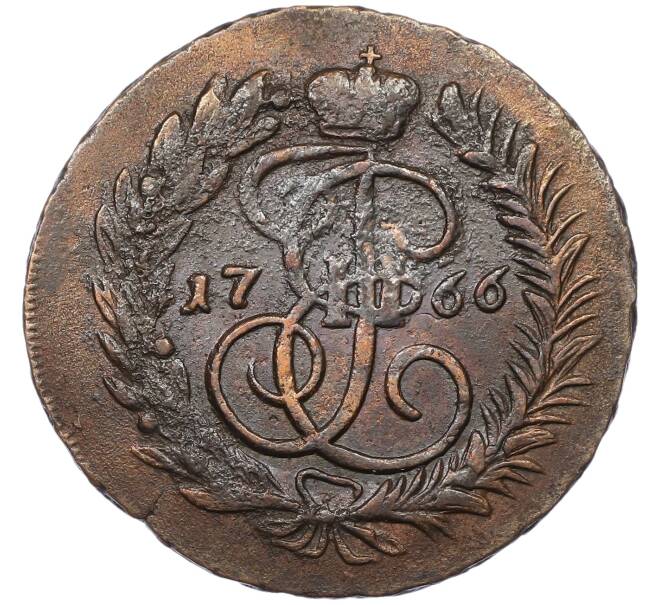 Монета 2 копейки 1766 года ММ (Артикул: T11-22423) — Фото №1