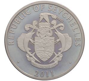 25 рупий 2011 года Сейшелы «30 лет Независимости» — Фото №2