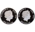 Набор из 2 монет 1 доллар 2010 года Ниуэ «1000 лет Ярославлю» (Артикул: K12-66051) — Фото №2