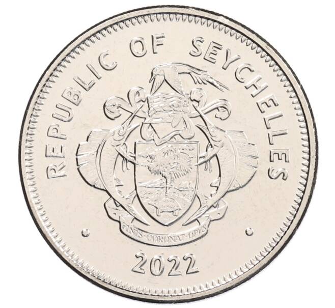 Монета 1 рупия 2022 года Сейшелы (Артикул: K12-66337) — Фото №2