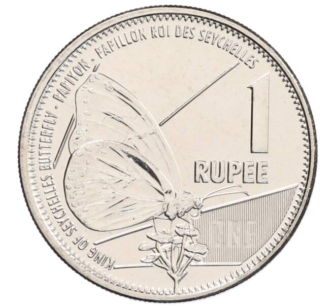 Монета 1 рупия 2022 года Сейшелы (Артикул: K12-66338) — Фото №1